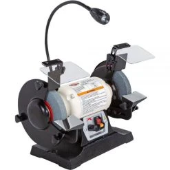 Shop Fox 6 In. Variable-Speed Grinder With Work Light W1839